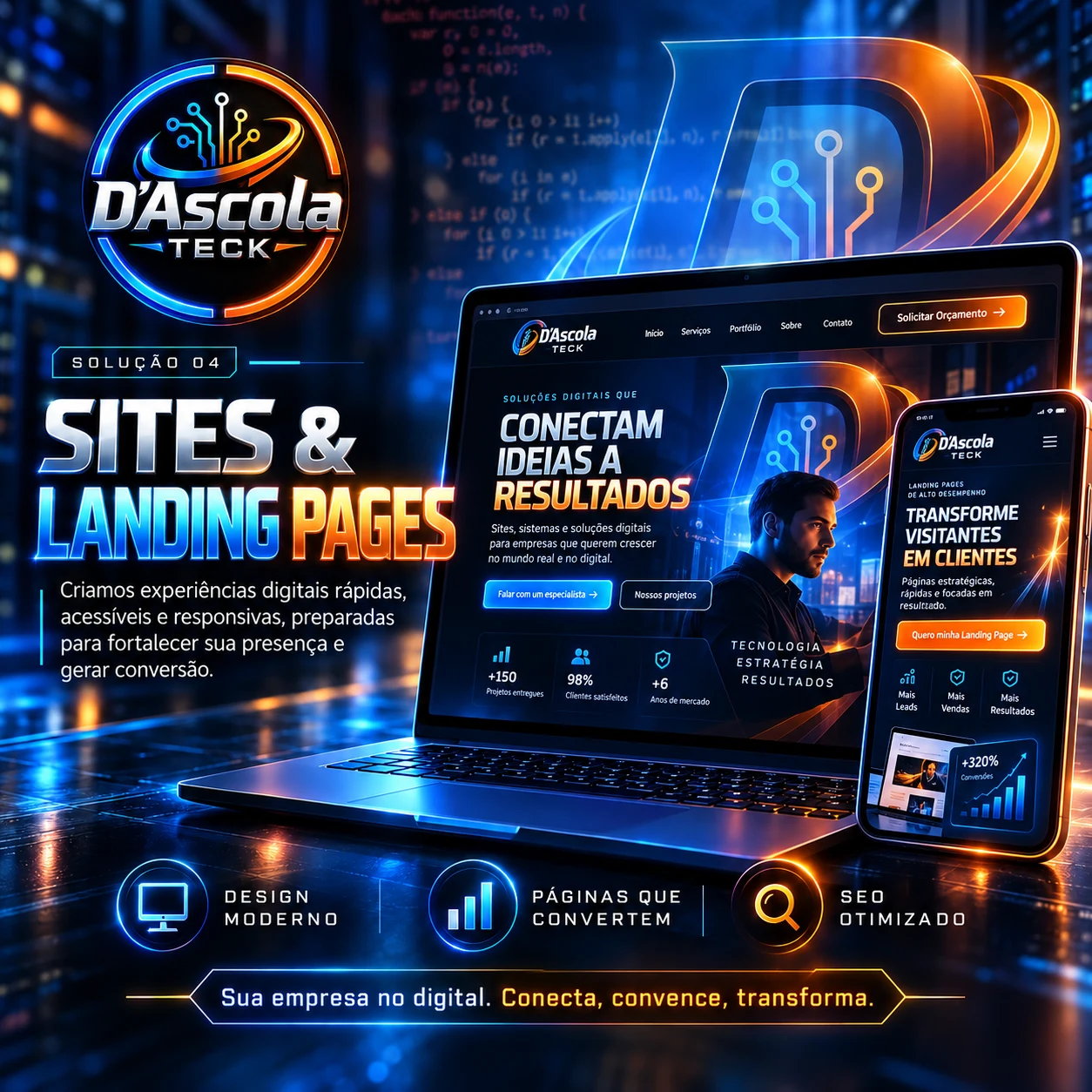 Arte conceitual: Sites & landing pages