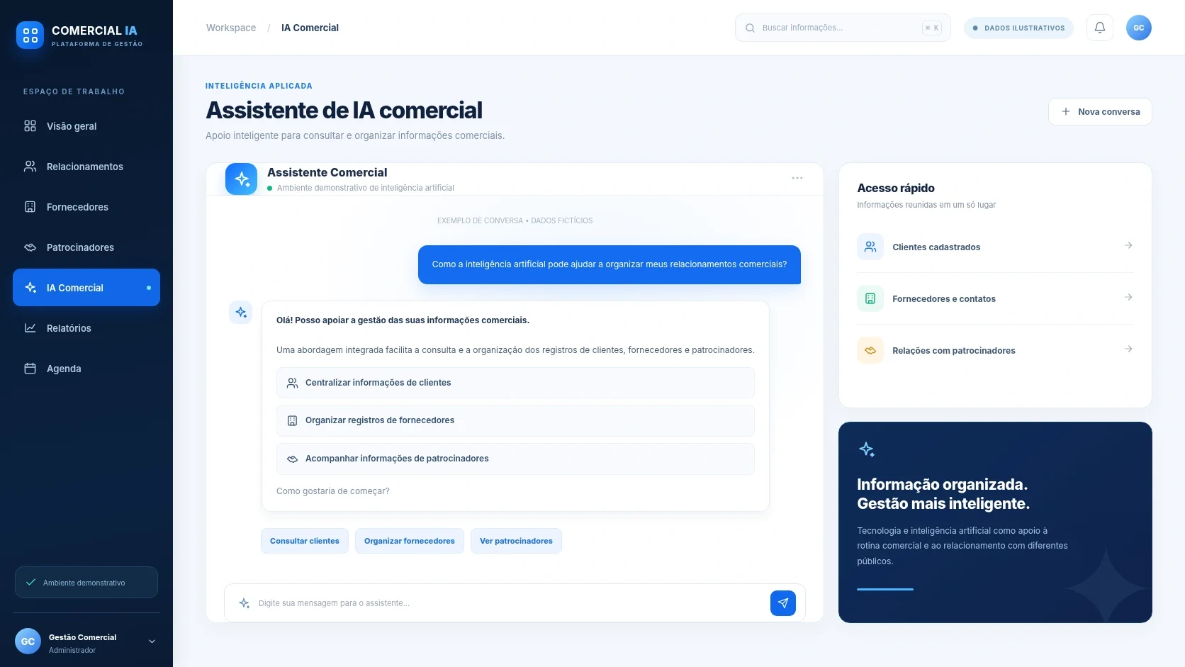 Inteligência artificial na operação